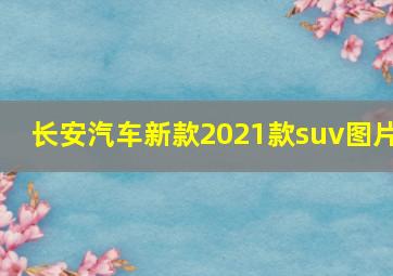 长安汽车新款2021款suv图片