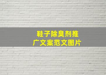 鞋子除臭剂推广文案范文图片