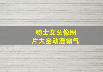 骑士女头像图片大全动漫霸气