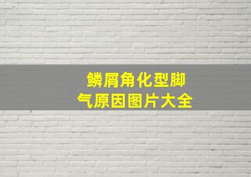 鳞屑角化型脚气原因图片大全