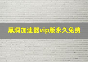 黑洞加速器vip版永久免费