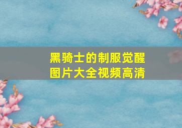 黑骑士的制服觉醒图片大全视频高清