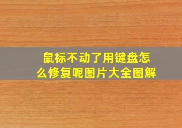 鼠标不动了用键盘怎么修复呢图片大全图解